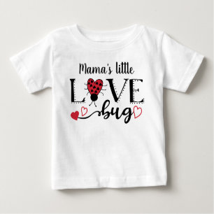 Camiseta Meninos Namorados do Coração Vermelho Ladybug Pers