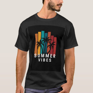 Camiseta Meninos Olá Vibrações de Verão Diversão F