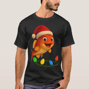 Camiseta Meninos Pescando Nascidos para Ir Pescar Forçados