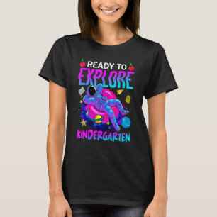 Camiseta Meninos Prontos Para Explorar O Jardim De Infância
