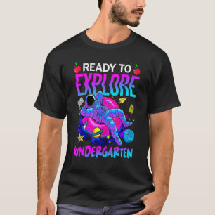 Camiseta Meninos Prontos Para Explorar O Jardim De Infância
