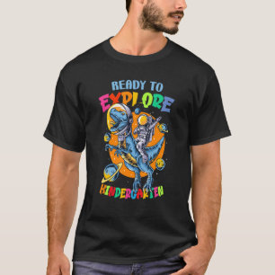 Camiseta Meninos Prontos Para Explorar O Jardim De Infância