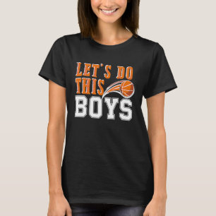 Camiseta Meninos que jogam basquete fofo Mãe para mulheres
