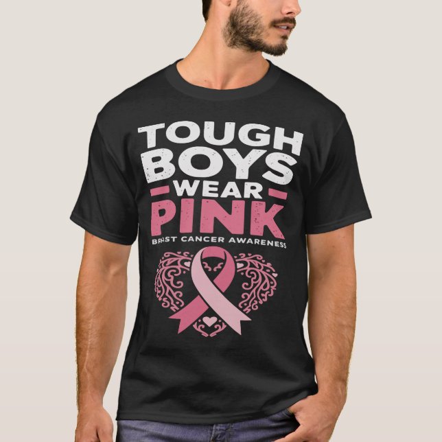 Camiseta Meninos resistentes Sensibilização do Cancer de Fi (Frente)