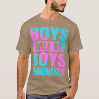 Camiseta Meninos Serão Feministas Garotos Feministas Direit