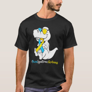 Camiseta Meninos Síndrome de T Rex Dinossauro Trisomia T2