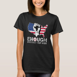 Camiseta Meninos Suficiente Violência Escolar Americana Pro