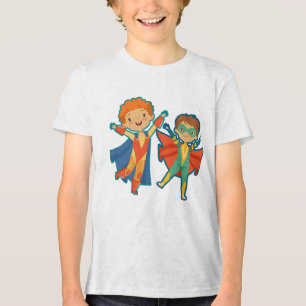 Camiseta Meninos Super-Heróis Fofos