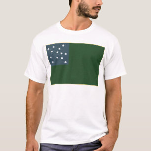 Camiseta Meninos verdes da montanha e a bandeira da