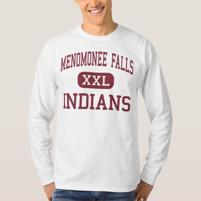 Camiseta Menomonee Falls - indianos - alto - Keshena (Frente)