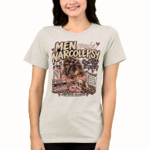 Menopausa Narcolepsia em Tshirt Bege