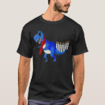 Camiseta Menorah Chanukah Hanukkah Dinossaur Judeu<br><div class="desc">Menorah Chanukah Hanukkah Dinossaur Judeu</div>