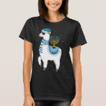 Camiseta Menorah Hanukkah Llama Cute Alpaca Chanukah<br><div class="desc">Menorah Hanukkah Llama Cute Alpaca Chanukah</div>