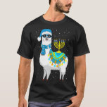 Camiseta Menorah Hanukkah Llama Cute Alpaca Chanukah<br><div class="desc">Menorah Hanukkah Llama Cute Alpaca Chanukah</div>