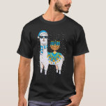 Camiseta Menorah Hanukkah Llama T Shirt Cute Alpaca Chanuka<br><div class="desc">Menorah Hanukkah Llama T Shirt Cute Alpaca Chanukah.</div>