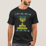 Camiseta Menorah Lights Happy Hanukkah Judeu Cute Chanukah<br><div class="desc">Menorah Lights Happy Hanukkah Judeu Chanukah.</div>