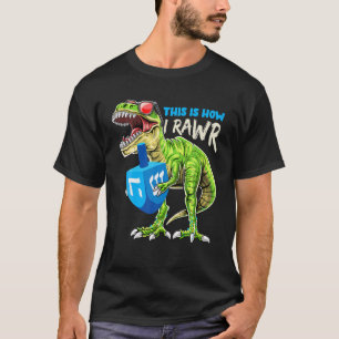 Camiseta Menorassauro É Assim Que Eu Rolo Dinossauro Hanuk