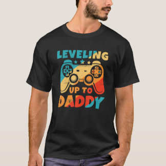 Camiseta Menores Nivelando Até Pai Gamer Pai Gravidez Anno