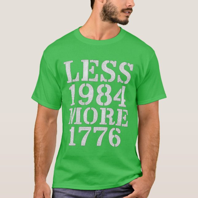 CAMISETA MENOS 1984 MAIS 1776 (Frente)