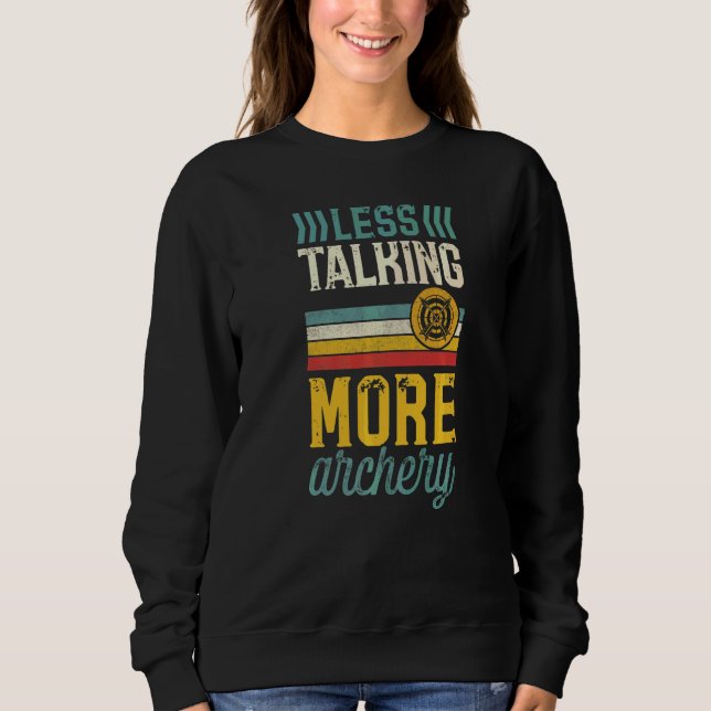 Camiseta Menos Conversa Mais Arquearia  Arqueiro Introverti (Frente)