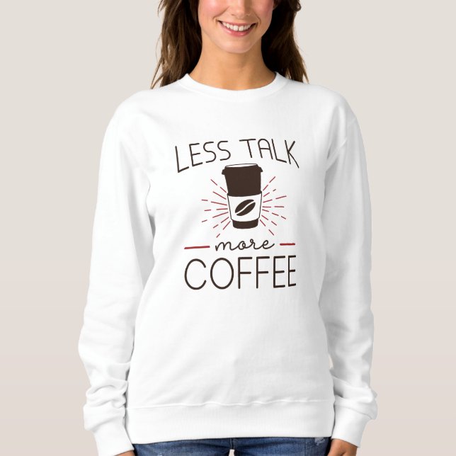 Camiseta Menos conversa mais café (Frente)