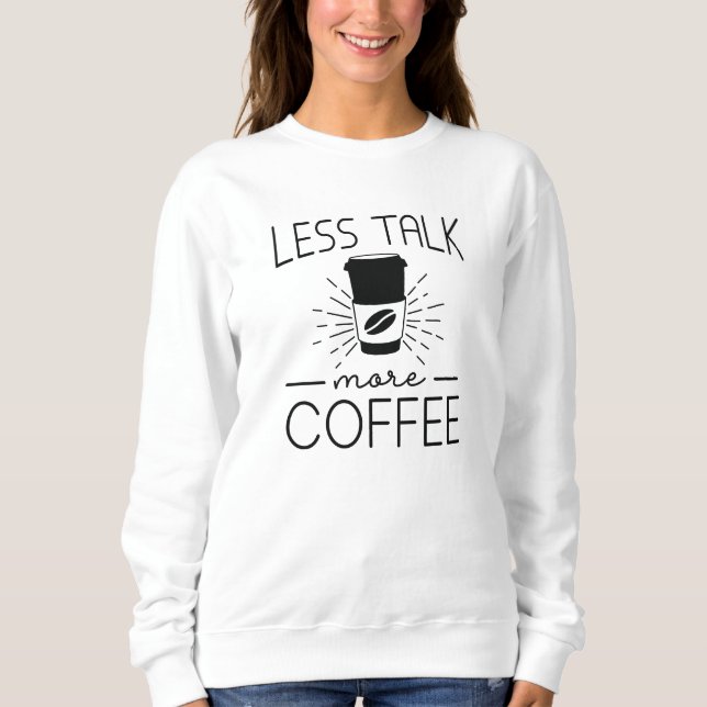 Camiseta Menos conversa mais café (Frente)