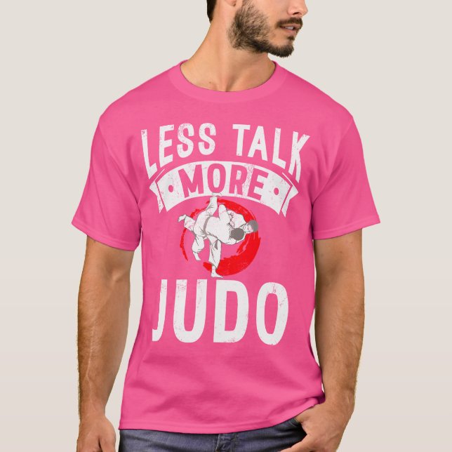 Camiseta Menos conversa mais judô (Frente)