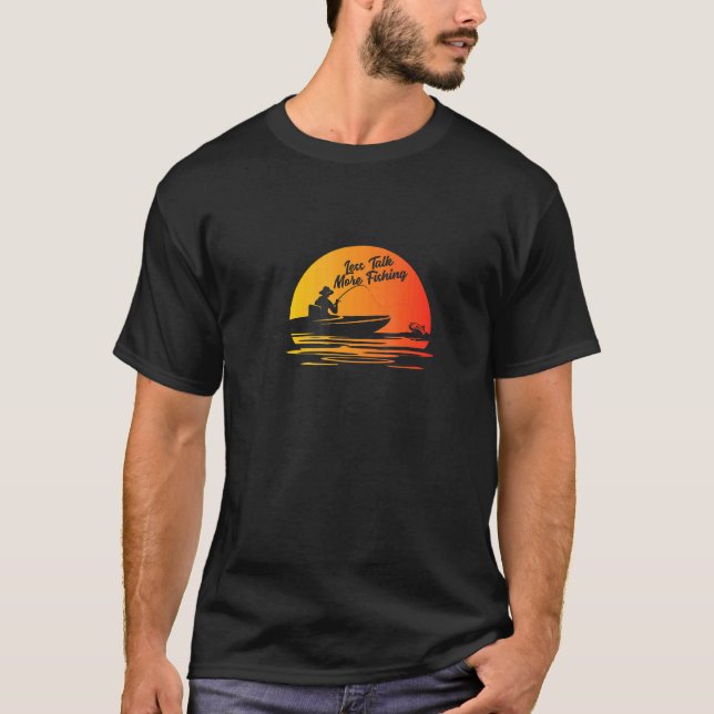 Camiseta Menos Conversa Mais Pesca - Pesca (Frente)