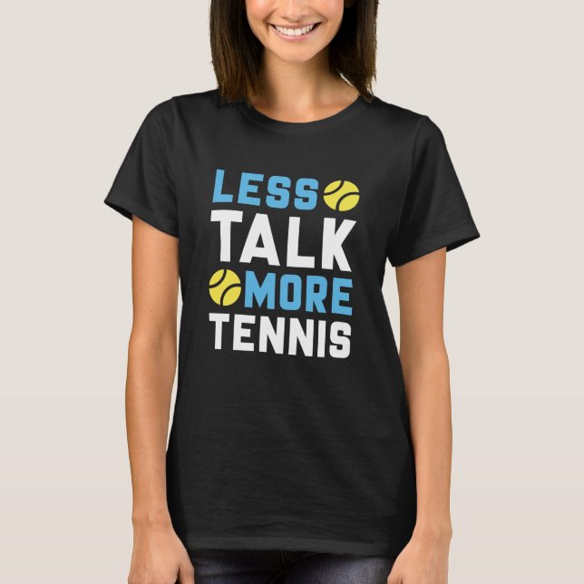 Camiseta Menos conversa mais Tênis (Frente)