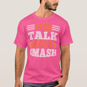 Camiseta Menos conversa - Presente de basquete