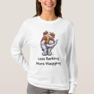 Camiseta Menos descascamento, sacudindo
