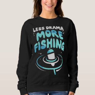 Camiseta Menos Drama Mais Peixe De Pesca Dizendo Pescador F
