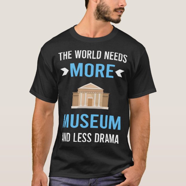 Camiseta Menos Drama Museu (Frente)