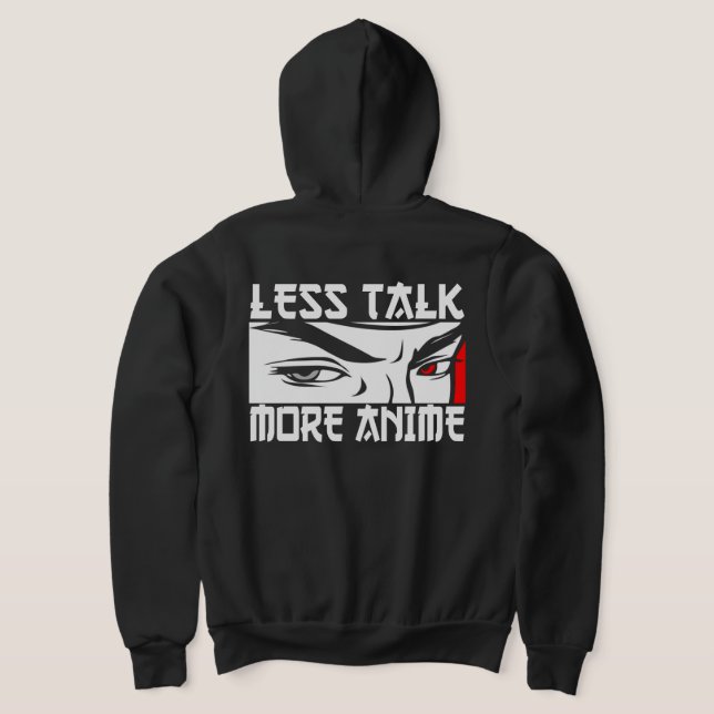 Camiseta Menos Fale Mais Anime - Anime Engraçado (Postura das costas)
