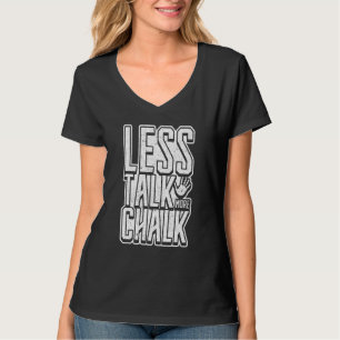 Camiseta Menos Fale Mais Giz Escalando Mão De Mão Cl