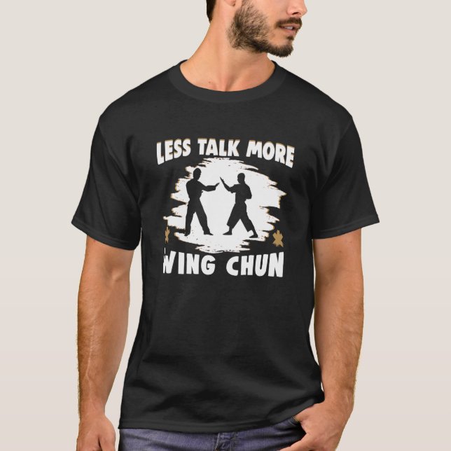 Camiseta Menos Fale Mais Wing Chun Wing Chun 1 (Frente)