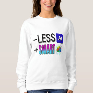 CAMISETA MENOS IA MAIS CÉREBROS INTELIGENTES!