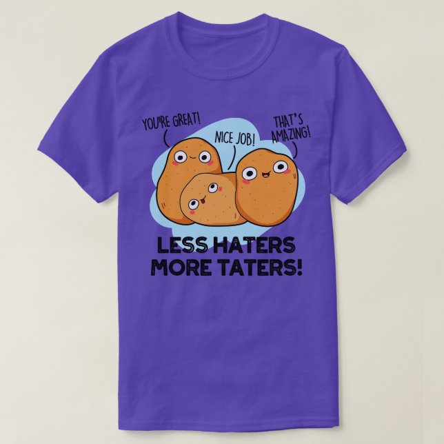 Camiseta Menos Odiadores Mais Taternizadores Batata Frita 1 (Frente do Design)