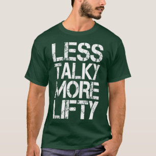 Camiseta Menos palestra Mais Engraçado Trabalho De Gym