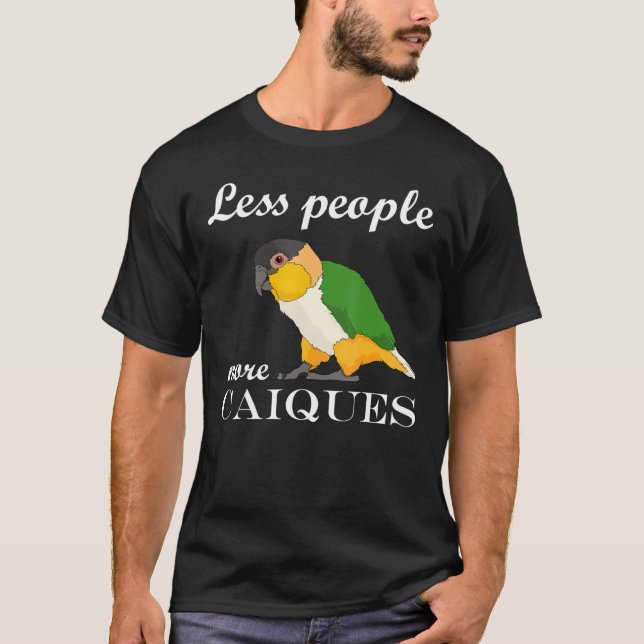 Camiseta Menos Pessoas - Caique de Belém Branco (Frente)