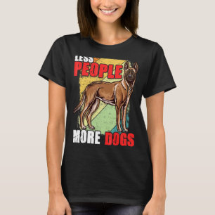 Camiseta Menos Pessoas Mais Cachorros Cachorro Belga Pastor