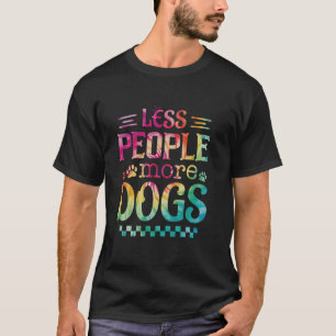 Camiseta Menos Pessoas Mais Cachorros Engraçados Dizendo Ca