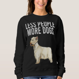 Camiseta Menos Pessoas Mais Cachorros no Oeste do Highland
