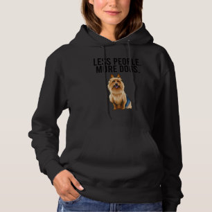 Camiseta Menos Pessoas Mais Cães Terrier Australiano Intro