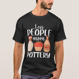 Camiseta Menos Pessoas Mais Cerâmica Cerâmica de Cerâmica d
