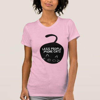 Camiseta "Menos Pessoas, Mais Gatos"