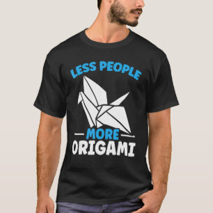 Camiseta Menos Pessoas Mais Origami Master Paper Cra