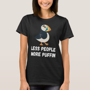 Camiseta Menos Pessoas Mais Puffin Mar de Papagaio Puffin