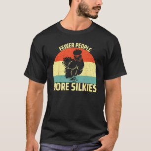 Camiseta Menos Pessoas Mais Sedosas Galinha Sedosa