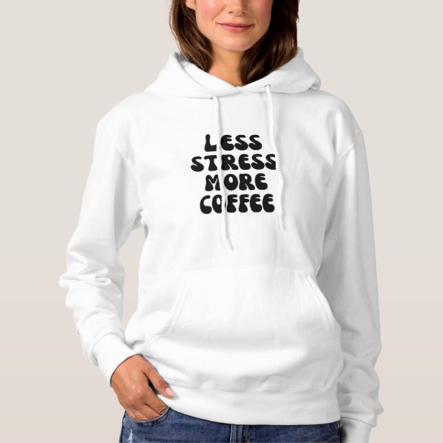 Camiseta Menos stress mais café (Frente)